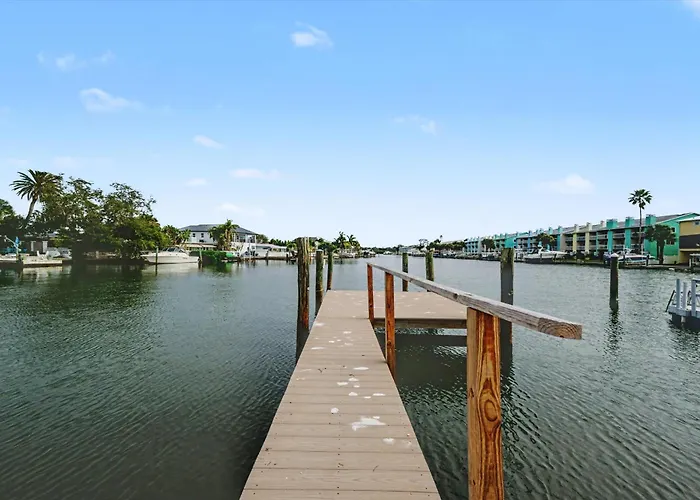 Ferienhaus Watefront King Boat Dock & Pets Ok Walk 2 Clearwater Beach