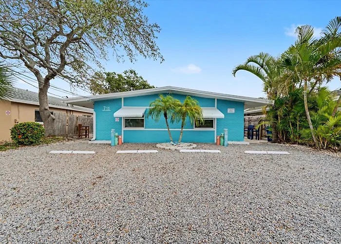 Watefront King Boat Dock & Pets Ok Walk 2 Clearwater Beach