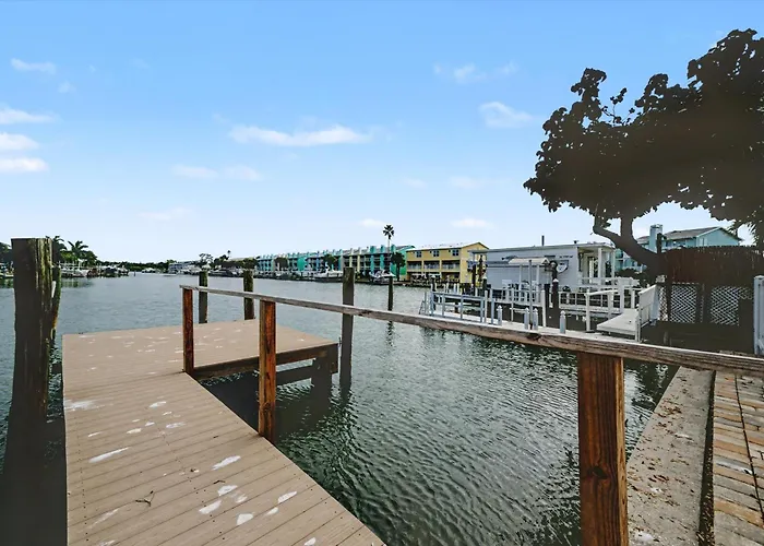 Ferienhaus Watefront King Boat Dock & Pets Ok Walk 2 Clearwater Beach